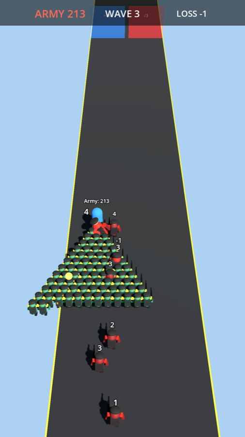 MathWar arithmetic gate gameplay on iPhone